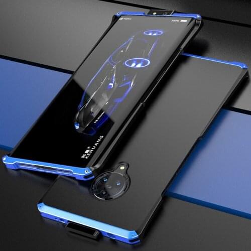 Shockproof Aluminum Metal Case For Vivo Nex 3 3s 5g Cases Slim Hybrid Silicone Hard Case For Vivo X50 X30 x27 S1 Pro Back Cover
