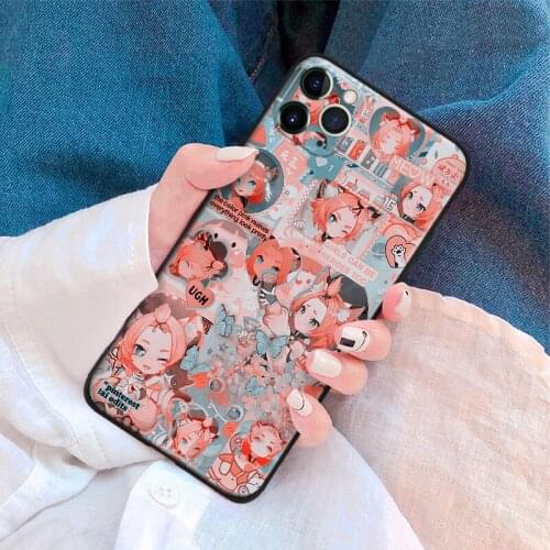 Genshin Impact Vintage DIona For IPhone Se 6 6s 7 8 Plus X XR XS 11 12 Mini Pro Max Glass TPU Silicone Phone Case Cover Shell