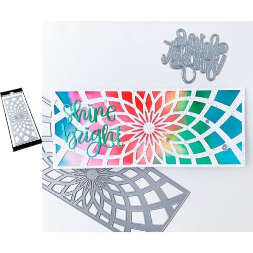 Flower Rectangle Metal Die Cutting 2021 New Diy Die Molds Scrapbooking Paper Making Cuts Crafts Big Die