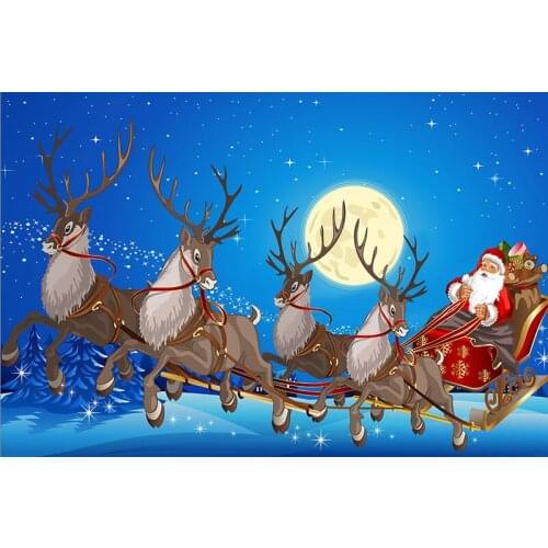 Santa Claus and Elk Christmas The wooden puzzle 1000 pieces ersion jigsaw puzzle white card adult childrens educational toys