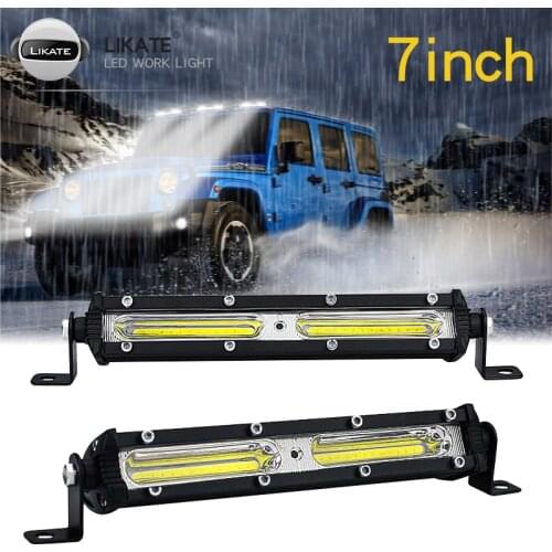Super Bright LED Light Bar COB 8-50inch Offroad Combo Led Bar for Lada Truck 4x4 SUV ATV Niva 12V 24V Auto Driving Light