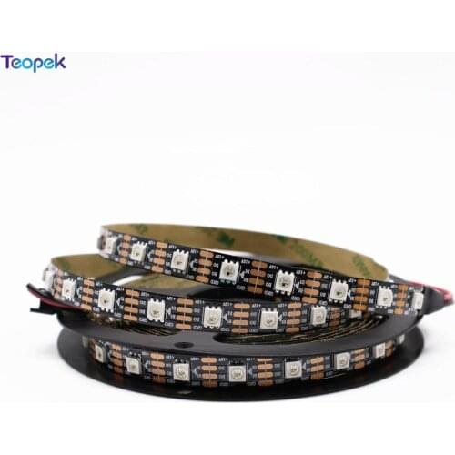 WS2815 LED Pixels Strip Light Tape Individually Addressable DC12V (WS2813 update) LED Dual-Signal 1m/5m 30/60/144 Pixels/m