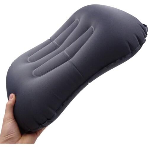 Ultralight Inflatable Camping Pillow Outdoor Cushion with Pocket Portable Travel Pillow Kits Tent Beach Sleeping Pillow