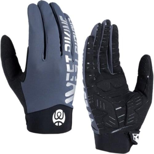 Cycling Gloves Touch Screen Full Finger with GEL Pad Shockproof MTB Mountain Bike Bicycle Gloves Outdoor