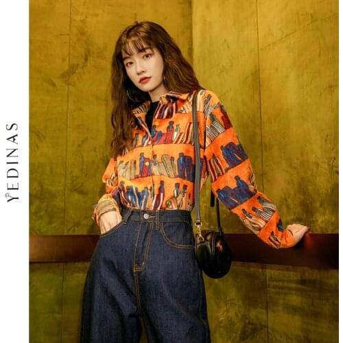 Yedinas Women's Corduroy Shirts