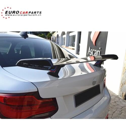 F87 M2 rear wing fit for M series F87 M2 carbon fiber rear spoiler with logo