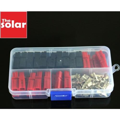 20Pairs PP45 45A Power Connector Plug Red Black Solar Panel 40pcs Contacts For Solar Caravan Boat