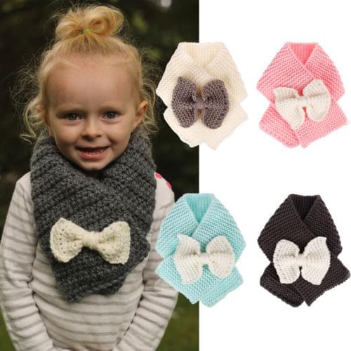 2018 HOT SALE Baby Kid Winter Warm Knitting Wool Scarf Girl Knit Neck Wrap Scarf