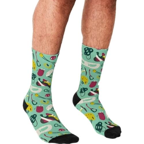 2021 Funny Socks Men harajuku Rock Climb Socks personality Printed Happy hip hop Novelty Skateboard Crew Casual Crazy Socks