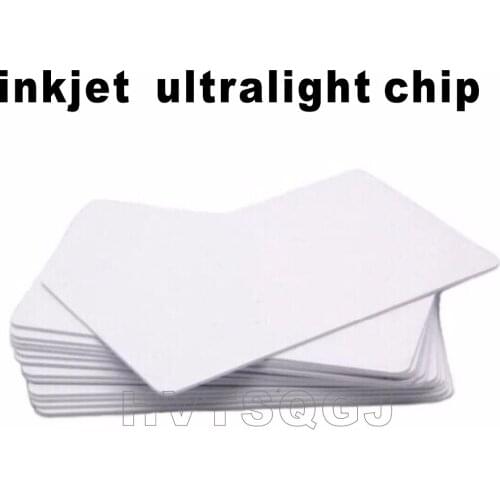 300pcs Free shipping White Blank CR80 inkjet pvc card for epson printer
