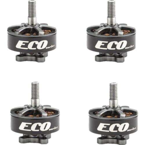 4Pcs Emax Eco Series 2207 3-6S 1700Kv 1900Kv 2400Kv Brushless Motor for Rc Drone Fpv Racing Models Spare Parts DIY Accessories