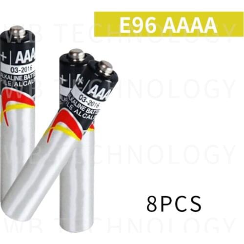 8 pcs/lot 1.5V E96 AAAA primary battery alkaline battery dry battery Bluetooth headset, laser pen battery Free shipping