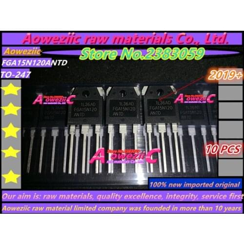 Aoweziic 2019+ 100% new imported original FGA15N120ANTD FGA15N120 TO-247 Electromagnetic oven power tube 15A 1200V