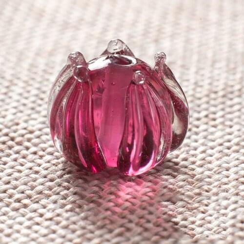 10pcs 12mm*10mmCzech Lampwork Glass Flower Beads For Jewelry Making Earrings Hairpin Handmade DIY Accessories