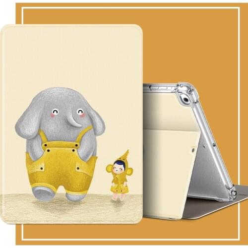 10.2-in iPad 2019 Flip Case Cartoon For iPad Mini 5 4 Pro 2018 Tablet Case Auto Sleep Wake For iPad Air 2 PU Protect Skin Cases