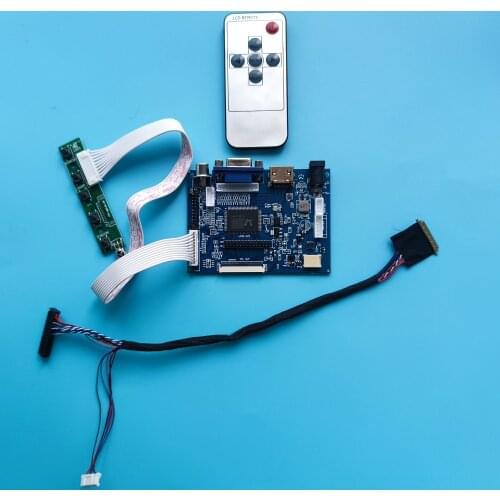 For B156XTN02 Screen LED panel 15.6" 1366×768 display Controller Board 40pin HDMI-compatible VGA 2AV LCD remote kit