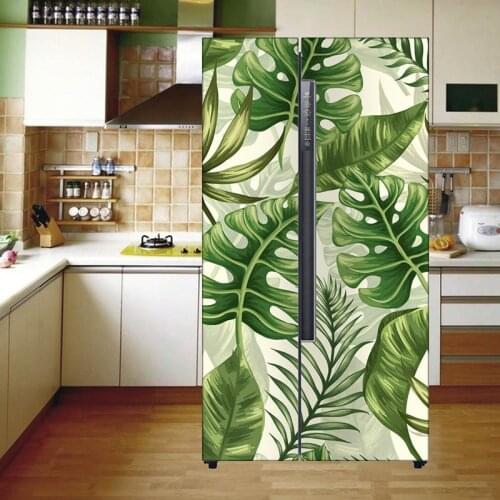 DIY Adhesive Removable Waterproof Sticker Decals Refrigerator Cover Door Wall Stickers air-conditioning Stickers Waterproof