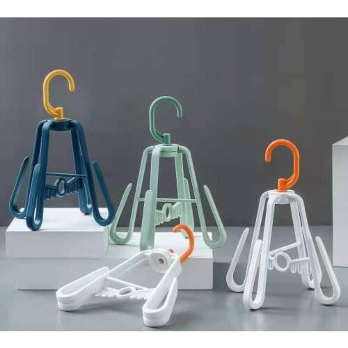 Multifunctional Shoe Rack Rotatable Balcony Shoe Rack Storage Rack Double Hook Outdoor Windproof Shoe Rack Drying Rack