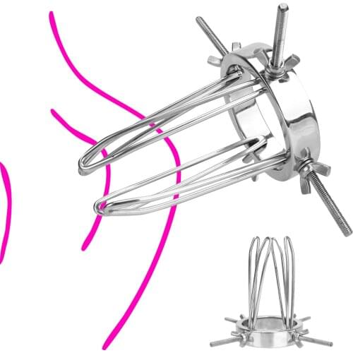 Huge Butt Plug Ass Expander Metal Extreme Anal Spreader Speculum Chastity Device Anus Vaginal Dilator Sex Toys for Women Men