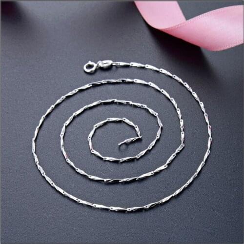 S925 Sterling Silver Necklace Jewelry Necklace women Collarbone Necklace Simple fashion necklac Choker necklacee