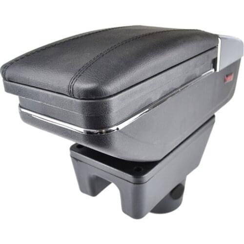 Armrest for Mitsubishi Mirage Attrage 2014 - 2018 Arm Rest Rotatable Storage Box Decoration Car Styling 2015