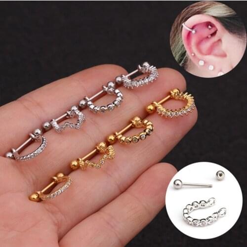 QCOOLJLY Barbells For Piercing