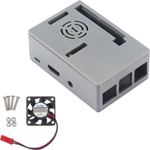 Raspberry Pi 3 Model B+ 3.5inch LCD screen ABS Case RPI 3 Model B+Black Case Plastic Box Shell for Raspberry Pi 3B Plus/3B