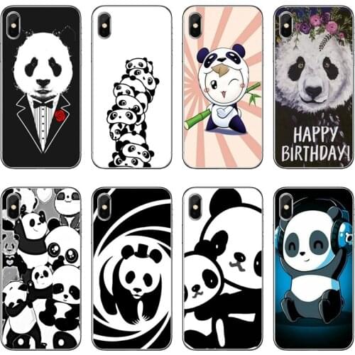 Cute funny Cartoon Panda For LG G5 G6 G7 Q6 Q7 Q8 Q9 V30 X Power 2 3 Nokia 6 7 8 9 For OnePlus 3T 5T 6T cover case