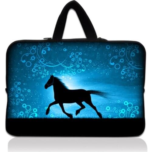 Running horse Laptop Bag 13.3 14 15.6 inch Waterproof Pouch 15 Sleeve For Macbook Air Pro Retina Asus Acer Notebook Case Cover