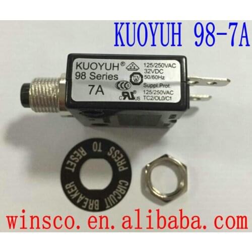 98-7A 100% KUOYUH 7A CIRCUIT BREAKER 98 SERIES 7A