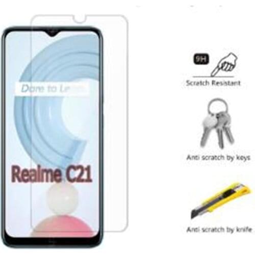 Premium Glass For Realme C21 Cover Screen Phone Protection Film For Realme C 21 9H 2.5D Explosion Proof Tempered Glass