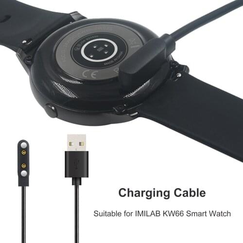 USB Chargers For XiaoMi IMILAB KW66 Smart Watch Dock Charger Adapter Magnetic USB Charging Cable Base Wire Charging Accessories