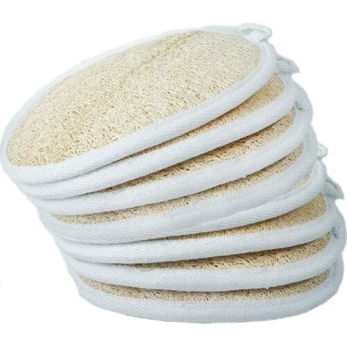 1PCs Loofah Sponge, Exfoliating Loofah Sponge Pads Natural Loofah Back Scrubber for Men and Women