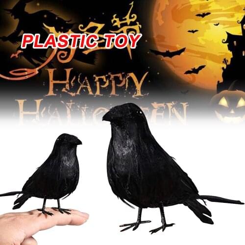 1PCS Halloween Crow Fake Bird Toys Ravens Prop Fancy Dress Decoration Props