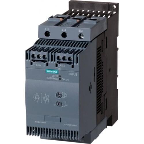 3RW3046-1BB14 3RW30461BB14 Softstarter, 80 Amps, 25HP @ 230V/50HP @ 460V, 110-230VAC/DC Control Voltage, Screw Terminals