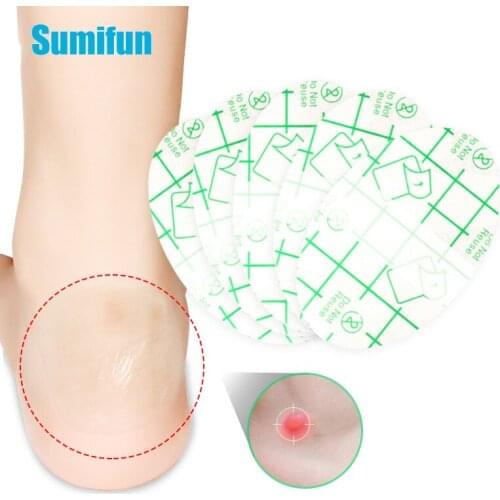 4Pcs Multi-functional Medical Bandage Transparent Rubber Plaster Elastic Wrap Waterproof Anti-wear Foot Heel Pad Foot Care Tool