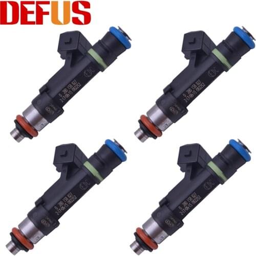 4X Fuel Injector 1300cc for Fiat IVECO OPEL VAUXHALL VW 1996-10 Car Engine Nozzle Injector Petrol Gas Injection Valve 0280158827