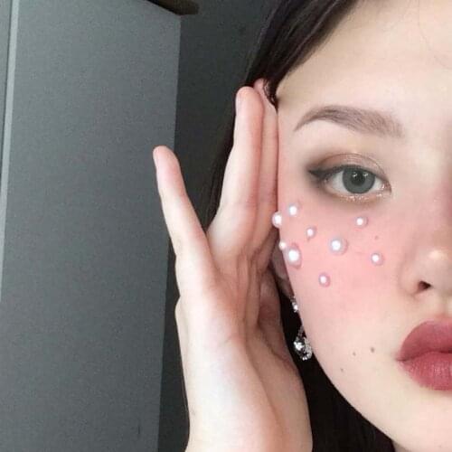 Diamond Makeup Eyeliner Eyeshadow Eyes Makeup Face Pearls stickers jewelry DIY Body Art Decorations Festival Makeup Tools