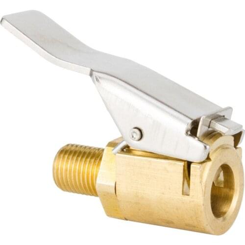 Car Truck Brass Air Pump Chuck Tyre Valve 8mm Pump Valve Clip Clip Clamp Connector Adapter