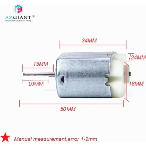 AZGIANT RK 280SH 12V 13500rpm 15mm car door lock motor D shaft Rear view mirror folding motor, steering ELV ESL lock motor CCW