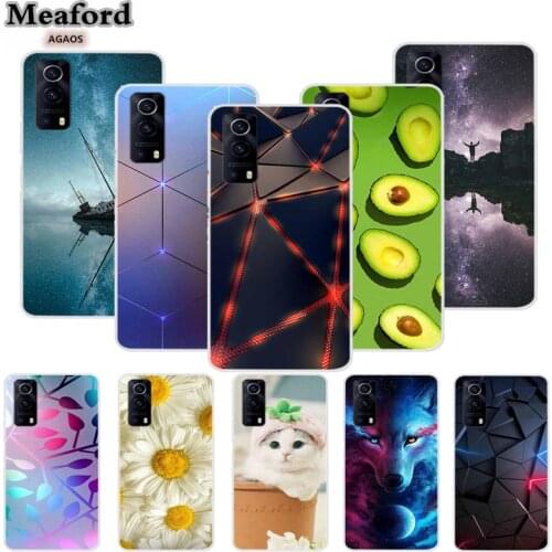 For Vivo Y72 5G Case Luxury Bumper Silicone TPU Soft Cover Phone Case For Vivo Y 72 5G Power Shockproof Cute Case Fundas iQOO Z3