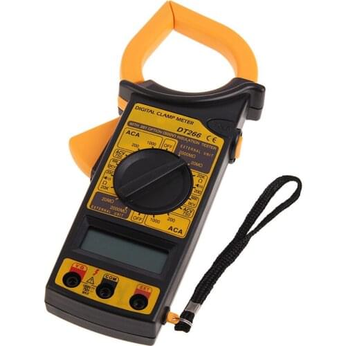 Digital Clamp Meter Multimeter 1999 Counts Multimeter AC/DC Voltage & Current Tester with Resistance, Continuity, Diode