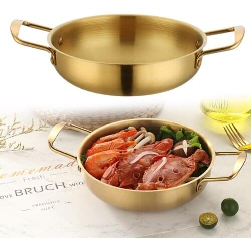 Stainless Steel Material Ramen Noodle Pot Instant Ramyun Hot Pots Great for Cooking Soup Curry Pasta Stew 5 Sizes Choose