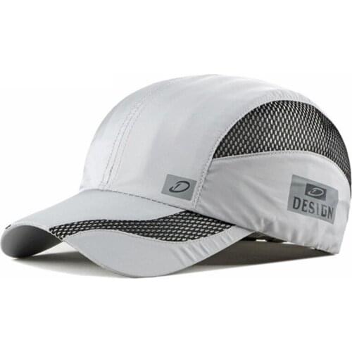 XdanqinX Couple Hat Adjustable Size Mens Hollow Mesh Cap Baseball Caps 2020 Summer Thin Breathable Hat Womens Brand Sports Cap