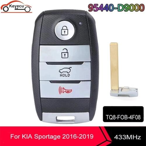 KEYECU Aftermarket 4 Buttons 95440-D9000 For KIA Sportage 2016 2017 2018 2019 Keyless Smart Remote Key 433.92MHz TQ8-FOB-4F08