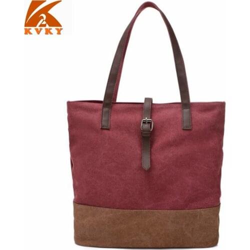 KVKY Causal Women Handbags Shoulder Bag Vintage Female Totes Daily Shopping All-Purpose High Quality Dames Handbag Crossbody bag