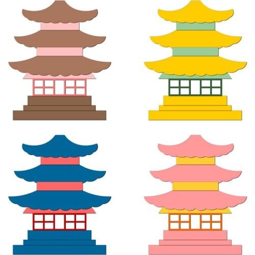 New Castle house Wooden Die Scrapbooking C2996 Cutting Dies Multiple Sizes Compatible With Most Die Cutting Machines