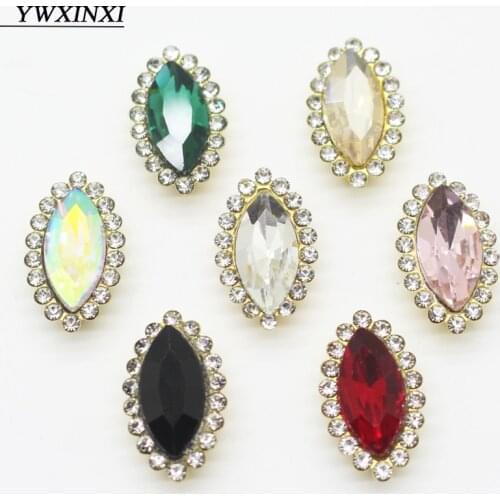 Limited edition!Extreme flash crystal diamond hand-stitched diamond wedding dress clothing decoration shoe accessories Wholesale