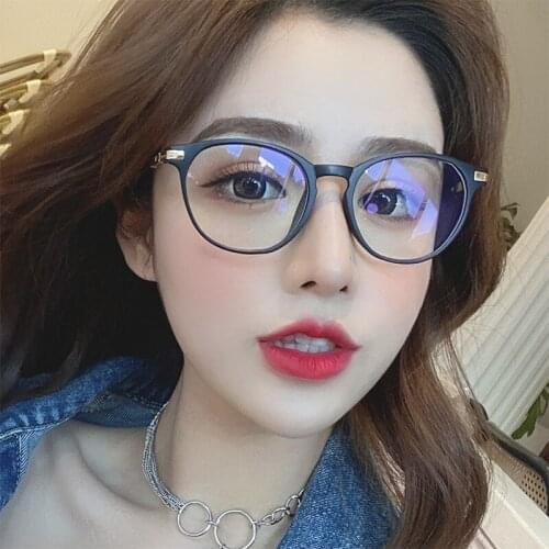 Women TR Anti Blue Light Glasses frame for Computer Gaming Eyeglasses Radiation Screen Glasses Transparent Myopia Lens