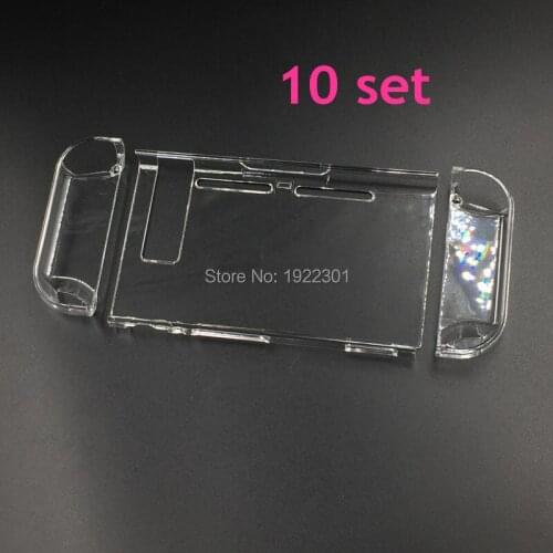 10 Set Wholesale Price for Nintendo Switch Controller and Console Clear Protector Cover Case Protective Shell 3 in 1